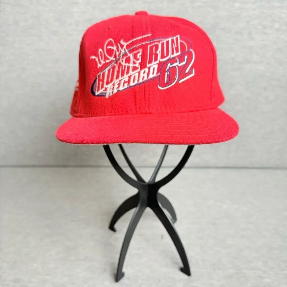 Vintage 1998 New Era Mark‎ McGwire St. Louis Home Run Record 62 Snapback Cap